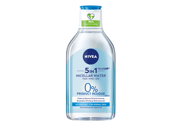 NIVEA gaivinantis micelinis vanduo su aminorūgštimi ir vitaminu E normaliai odai, 400 ml