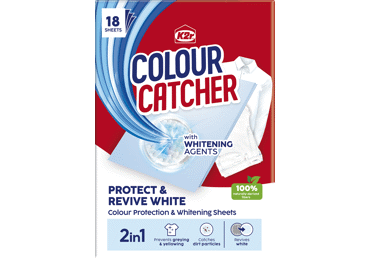 Skalbiamieji lapeliai K2R COLOUR CATCHER REVIVE WHITE, 18 vnt.