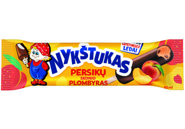 Plombyras NYKŠTUKAS, persikų skonio, 58 g
