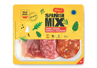 Vytinto kumpio ir SALCHICHON, CHORIZO dešrų rinkinys, nerūš., 120 g