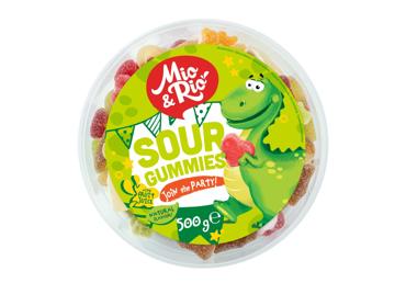 Кислые жевательные конфеты MIO & RIO, 500 г