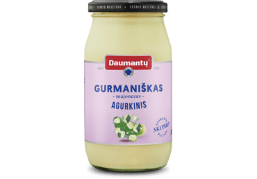 DAUMANTŲ GURMANIŠKAS agurkinis majonezas, 55 % rieb., 400 g