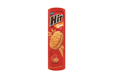 Cookies BAHLSEN HIT with salty caramel filling, 220 g