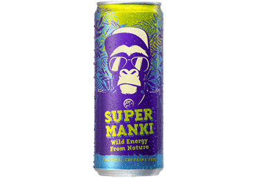 Sparkling drink SUPER MANKI, 330 ml