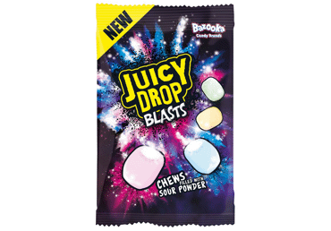 Жевательные конфеты BAZOOKA JUICY DROP, 45 г