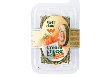 Cream cheese rolls with salmon WELL DONE, 67% fat, 100 g