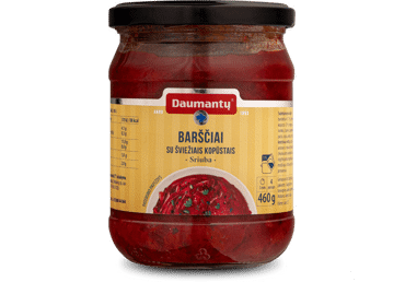 DAUMANTŲ barščiai su šviežiais kopūstais, 460 g