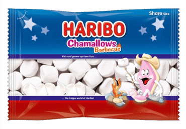 Zefyrai HARIBO CHAMALLOWS BARBECUE, 300 g