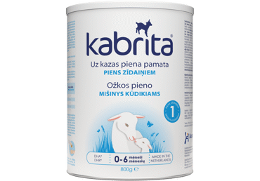 Ožkų pieno mišinys KABRITA 1, nuo gimimo, 800 g