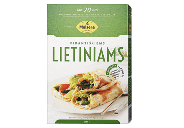 Miltinis mišinys MALSENA pikantiškiems lietiniams kepti, 400 g