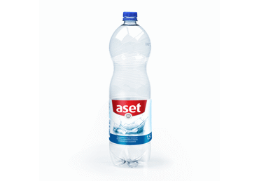 Gazuotas stalo vanduo ASET, 1.5 l