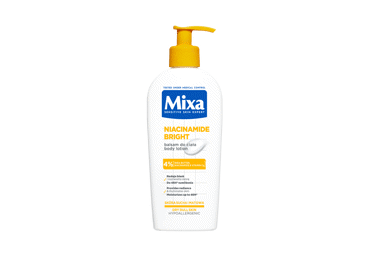 MIXA, NIACINAMIDE BRIGHT skaistinantis kūno losjonas, 250ml.