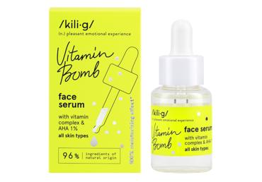 KILIG VITAMIN BOMB veido serumas su vitaminų kompleksu 30 ml
