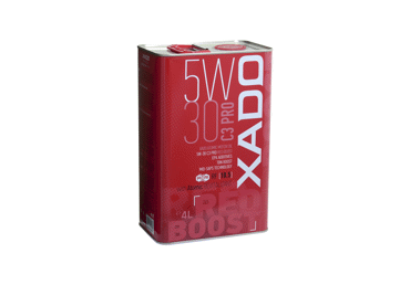 XADO Atomic Oil variklinė alyva 5W-30 C3 Pro RED BOOST (skardinė 4L)