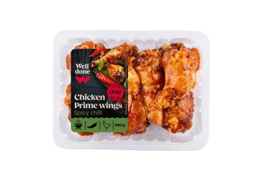 Marinated wing drumettes with hot peppers WELL DONE, 500 g