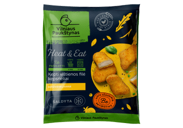 Frozen chicken nuggets HEAT & EAT in breadcrumbs, 500 g