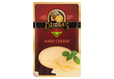 Kietasis sūris DŽIUGAS (riekelės), brandintas 12 mėn., 40 % rieb. s. m., 150 g