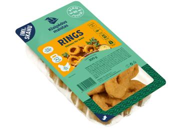 RINGS kepti vištienos file žiedai, 300 g