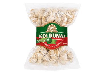Frozen tortellini LIŪTUKO IR KO with meat filling, 800 g