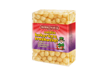 Saldūs kukurūzų traškučiai MORKŪNAS, 45 g