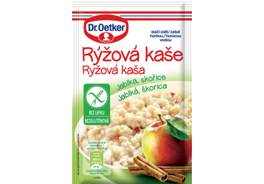 Рисовая каша DR.OETKER с яблоками и корицей, без глютена, 52 г