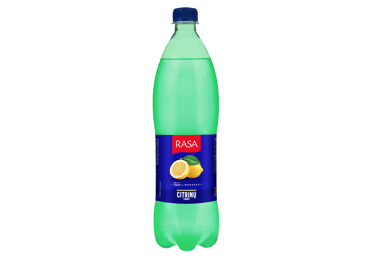 Gazuotas citrinų skonio gėrimas RASA, 1 l