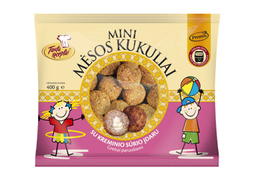 Šald. mėsos kukuliai su kreminio sūrio įdaru TAUTŲ RECEPTAI, 400 g