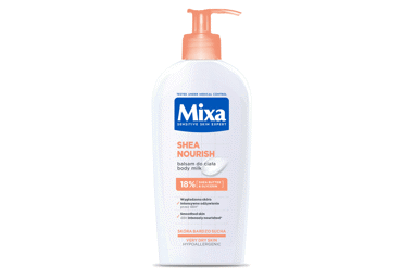 Body milk MIXA SHEA NOURISH, 400ml