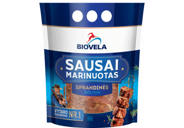 Dry marinated pork loin shashlik BIOVELA, 800 g