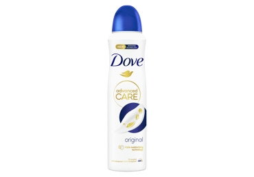 Moteriškas purškiamasis antiperspirantas DOVE ORIGINAL, 150 ml