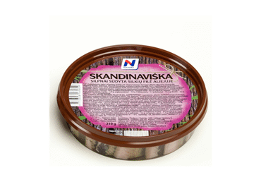СКАНДИНАВСКОЕ филе атлантической сельди NORVELITA, 210 г