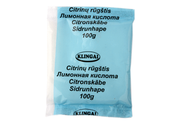 Citrinų rūgštis KLINGAI, 100 g