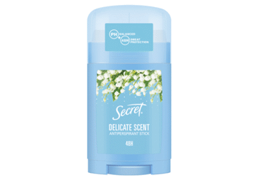 Moteriškas pieštukinis antiperspirantas SECRET Delicate, 40ml