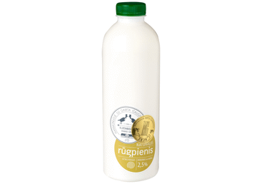 ILZENBERGO DVARO rūgpienis, 2,5 % rieb., 1 l