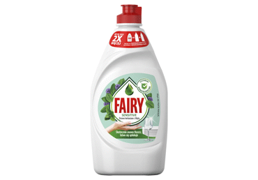 Indų ploviklis FAIRY Sensitive Tea Tree&Mint, 450ml