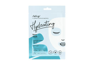 Lakštinė veido kaukė KILIG HYDRATING, 28 g
