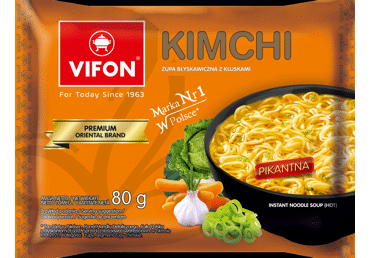 Greitai paruošiami makaronai VIFON KIMCHI, 80 g