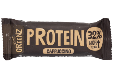 Baltyminis batonėlis GREENZ CAPPUCCINO, 32 g