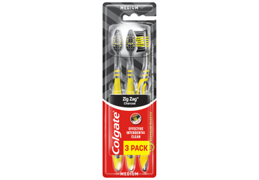 Dantų šepetėliai COLGATE ZIG ZAG, 3 vnt., 3 vnt.