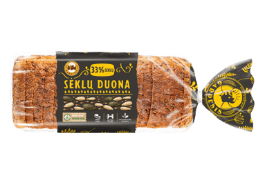SĖKLŲ sumuštinių duona GARDĖSIS, 450 g