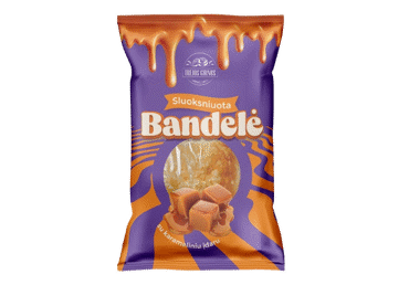 Sluoksniuota bandelė su karameliniu įdaru, 70 g