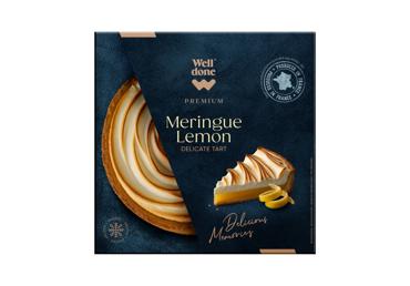 Šaldyta citrininė morenginė tartaletė WELL DONE PREMIUM, 480 g