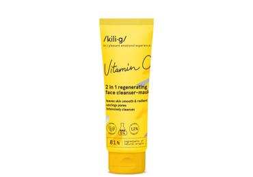 KILIG VITAMIN C 2in1 regenerating face cleanser - mask with AHA acids 75 ml