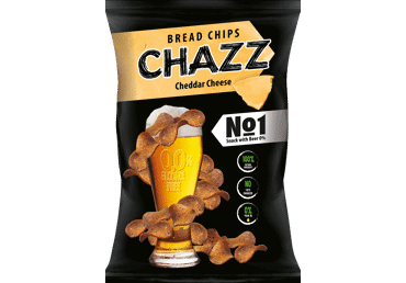 Bread chips CHAZZ, cheddar flavor, 100 g