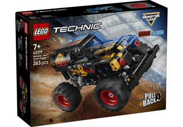LEGO konstruktorius Monster Jam™ Grave Digger™ „Ugnis ir ledas“ 42219