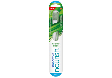 Dantų šepetėlis SENSODYNE NOURISH HEALTHY CLEAN SOFT, 1 vnt.