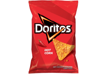 Kukurūzų traškučiai DORITOS, aitriųjų paprikų skonio, 90 g