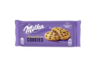 Sausainiai MILKA su pien. šokolado gab. ir pieninio šok. įd., 156 g