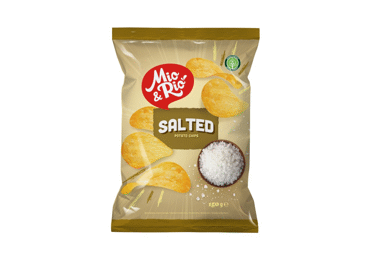 Potato chips MIO&RIO with salt, 150 g