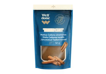 Maltas cinamonas WELL DONE, 50 g